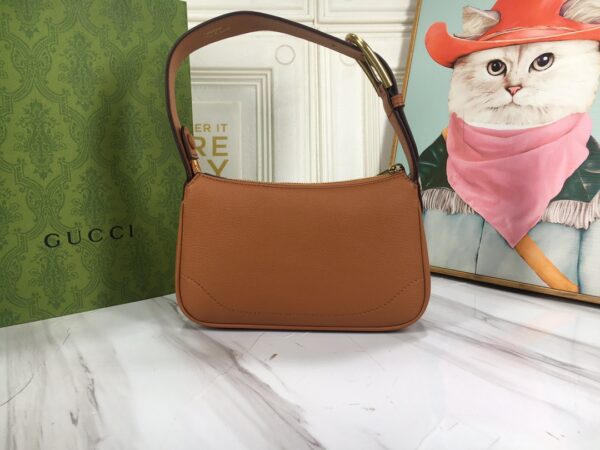 GUCCI APHRODITE MINI SHOULDER BAG 21CM BROWN 739076 AAA9F 2316 - Image 5