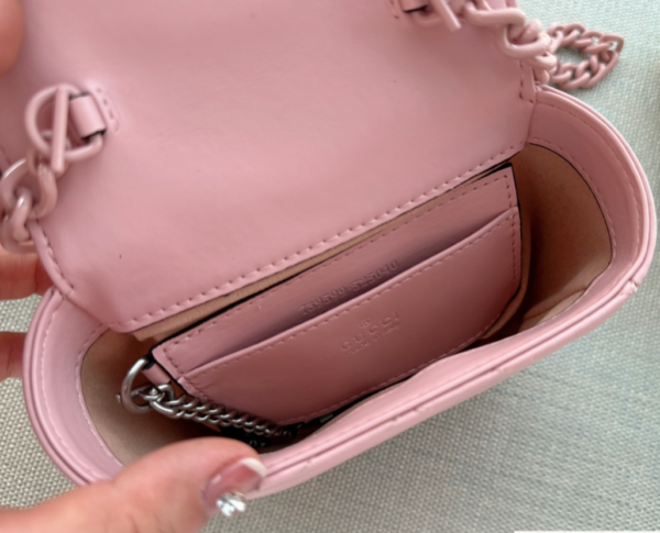 GUCCI MARMONT MINI BAG PINK 13CM - Image 6