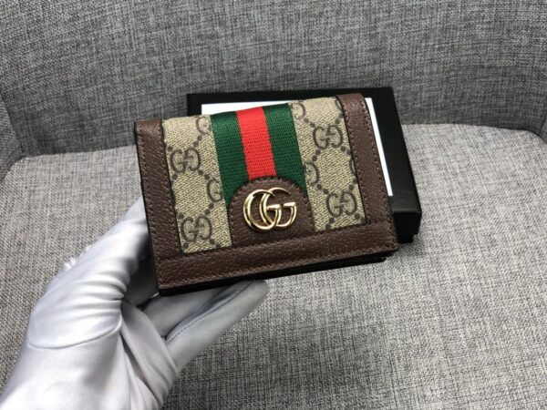 GUCCI OPHIDIA GG CARD CASE WALLET 11CM 523155 96IWG 8745 - Image 7