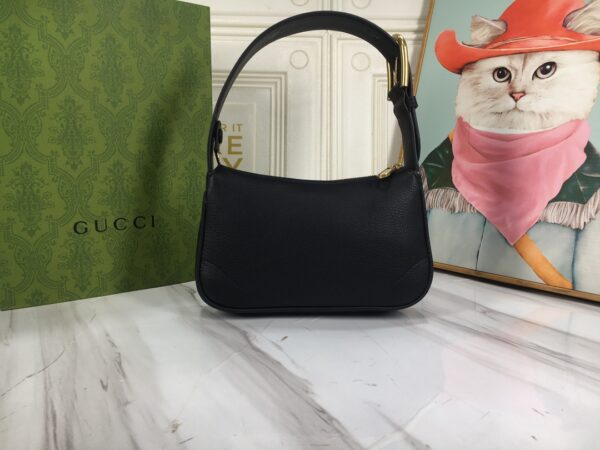GUCCI APHRODITE MINI SHOULDER BAG BLACK 21CM 739076 AAA9F 1000 - Image 7