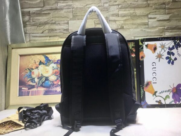 GUCCI GG SUPREME SMALL BLACK BACKPACK 41CM - Image 7
