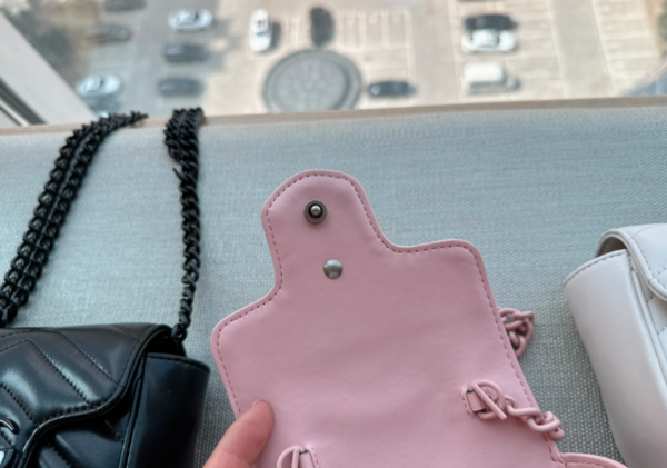 GUCCI MARMONT MINI BAG PINK 13CM - Image 8