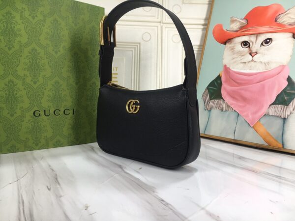GUCCI APHRODITE MINI SHOULDER BAG BLACK 21CM 739076 AAA9F 1000 - Image 9