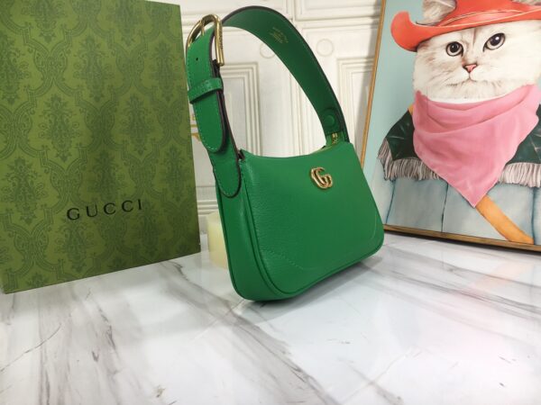 GUCCI APHRODITE MINI SHOULDER BAG 21CM GREEN 739076 AAA9F 3727 - Image 9