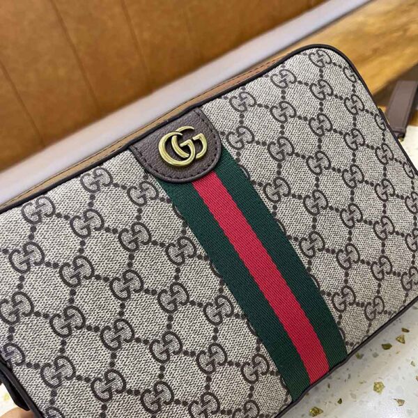 GUCCI OPHIDIA GG SHOULDER BAG BEIGE EBONY 23.5CM  699439 9C2ST 8920 - Image 3