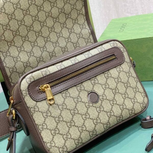 GUCCI OPHIDIA MINI CROSS BODY BAG BEIGE 23CM - Image 6