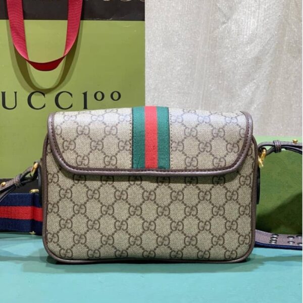 GUCCI OPHIDIA MINI CROSS BODY BAG BEIGE 23CM - Image 8
