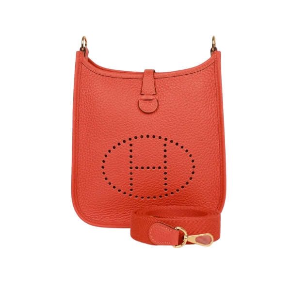 HERMES EVELYNE 16 AMAZONE ORANGE BAG 16CM