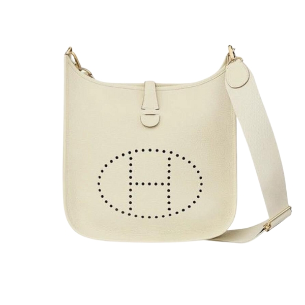 HERMES EVELYNE 16 AMAZONE WHITE BAG 16CM H069426CKAV