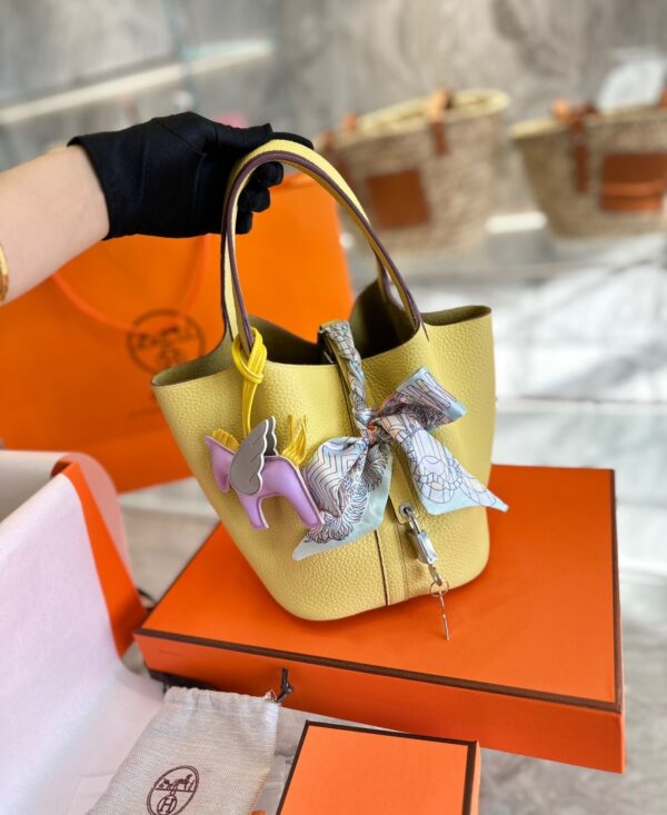 HERMES PICOTIN 18CM YELLOW - Image 5