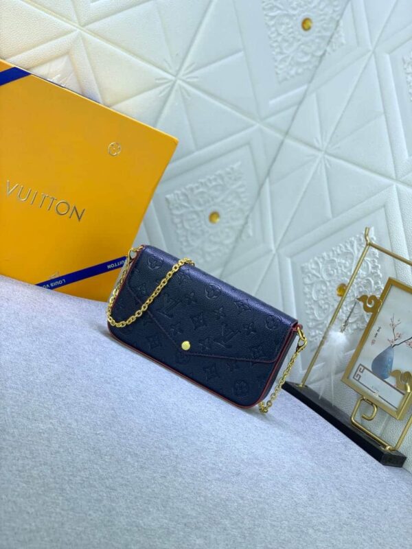 LOUIS VUITTON FÉLICIE POCHETTE NAVY BLUE M64099 - Image 2