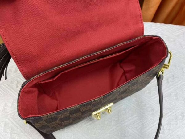 LOUIS VUITTON DAMIER EBENE CROISETTE 25CM N53000 - Image 8