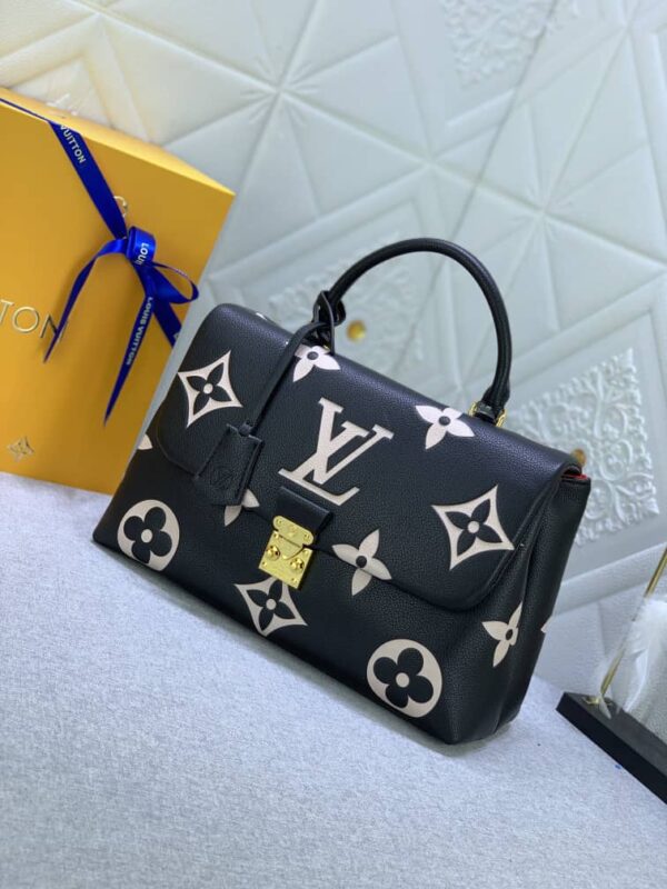 LOUIS VUITTON MADELEINE BB BLACK AND BEIGE 24CM M45978 - Image 3
