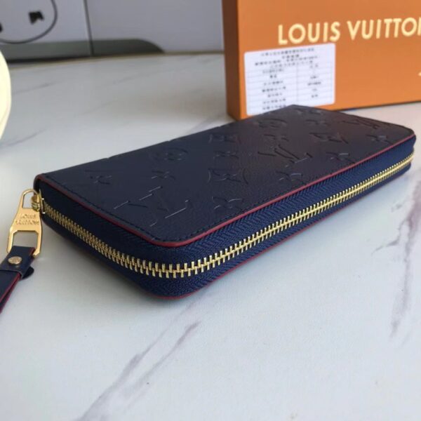 LOUIS VUITTON ZIPPY WALLET MONOGRAM DARK BLUE 19CM M61864 - Image 3