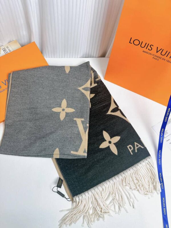 LOUIS VUITTON GRADIENT SHAWL 190CM - Image 4