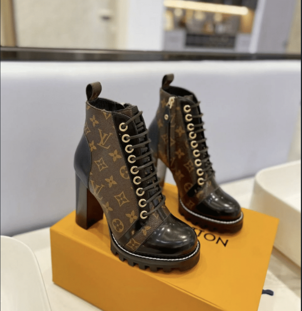 LOUIS VUITTON STAR TRAIL ANKLE BOOT BROWN 1A2Y7P - Image 4