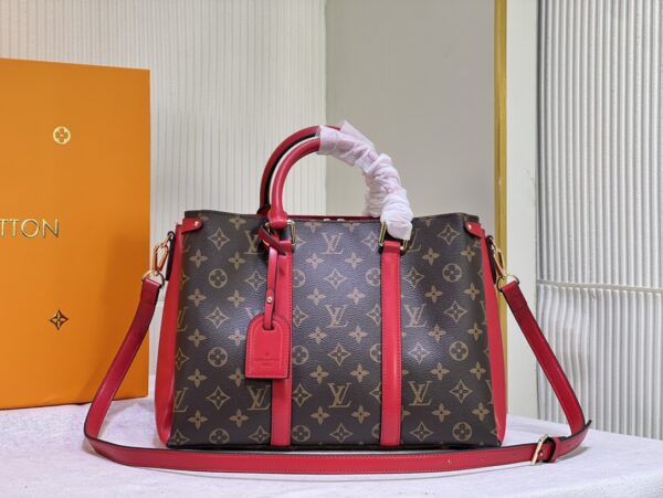 LOUIS VUITTON SOUFFLOT BB MONOGRAM CANVAS PINK M44816 - Image 9