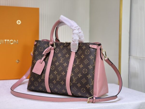 LOUIS VUITTON SOUFFLOT BB MONOGRAM CANVAS PEACH M44816 - Image 8