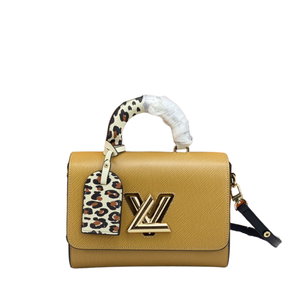 LOUIS VUITTON TWIST MM BROWN 23CM