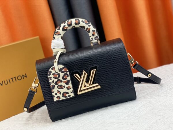 LOUIS VUITTON TWIST MM BLACK 23CM - Image 10