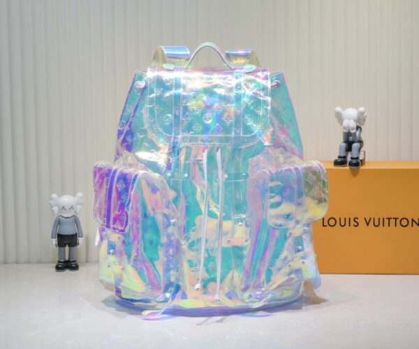 LOUIS VUITTON X VIRGIL ABLOH PVC PRISM CHRISTOPHER BACKPACK HONOGRAM 49CM M53286 - Image 10