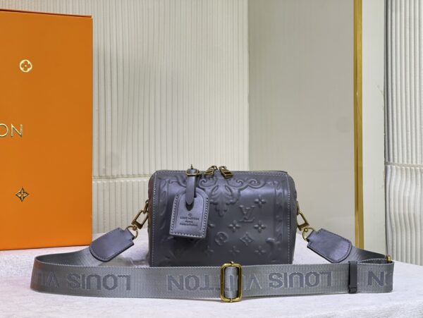 LOUIS VUITTON CITY KEEPALL BAG GREY 20CM M21835 - Image 10