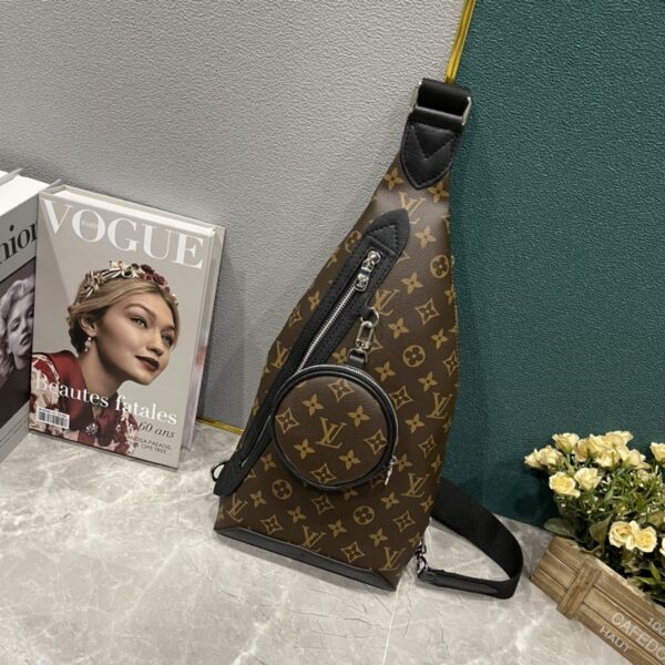 LOUIS VUITTON DUO SLING BAG BROWN 42CM M30936 - Image 10