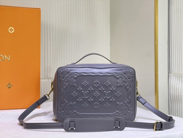 LOUIS VUITTON HANDLE SOFT TRUNK OPTIC GREY 26CM M21833 - Image 2