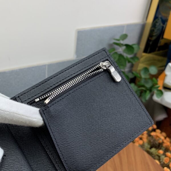 LOUIS VUITTON AMERIGO WALLET MONOGRAM CANVAS IN BLACK 11CM N60053 - Image 10