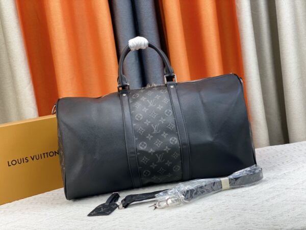 LOUIS VUITTON KEEPALL BANDOULIÈRE 50CM BLACK M59712 - Image 10