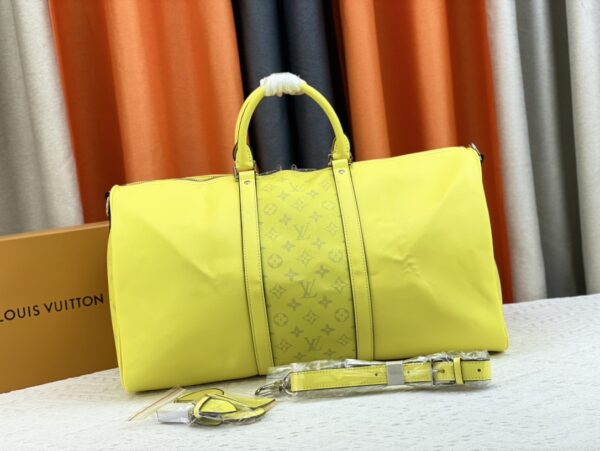 LOUIS VUITTON KEEPALL BANDOULIÈRE 50CM YELLOW M59712 - Image 10