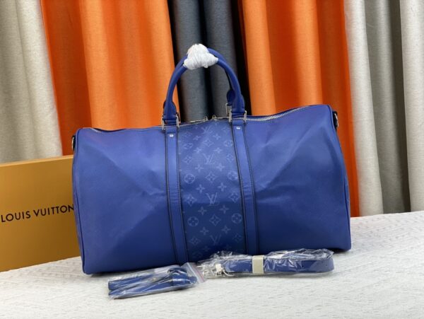 LOUIS VUITTON KEEPALL BANDOULIÈRE 50CM BLUE M59712 - Image 10