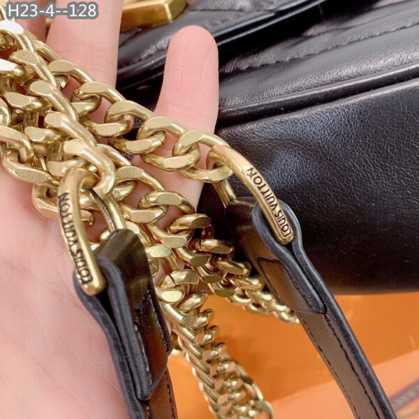 LOUIS VUITTON NEW WAVE CHAIN BAG BLACK 25CM M55206 - Image 10