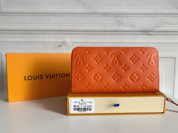 LOUIS VUITTON ZIPPY WALLET MONOGRAM ORANGE 19CM M61864 - Image 10