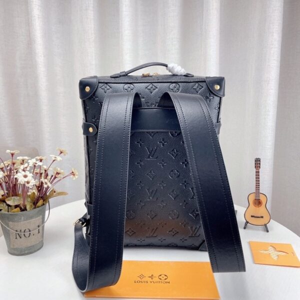 LOUIS VUITTON SOFT TRUNK BACKPACK MONOGRAM PM BLACK 35CM M44752 - Image 10