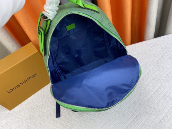 LOUIS VUITTON MULTIPOCKET BACKPACK GREEN AND BLUE 40CM M59690 - Image 2