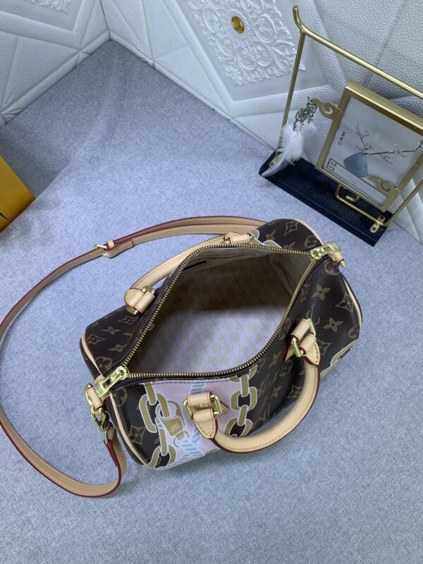 LOUIS VUITTON SPEEDY BANDOULIÈRE 25CM BROWN N40473 - Image 6