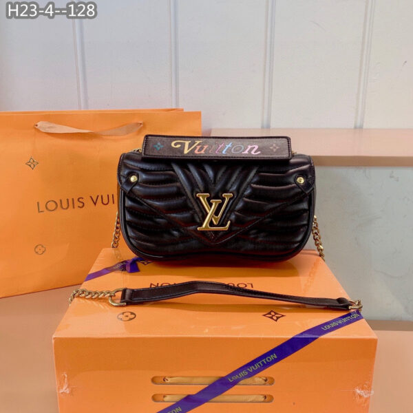 LOUIS VUITTON NEW WAVE CHAIN BAG BLACK 25CM M55206 - Image 2