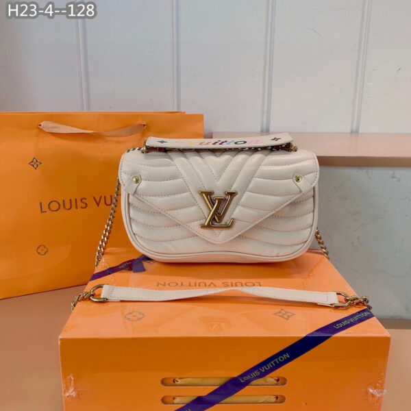 LOUIS VUITTON NEW WAVE CHAIN BAG WHITE 25CM M55206 - Image 2