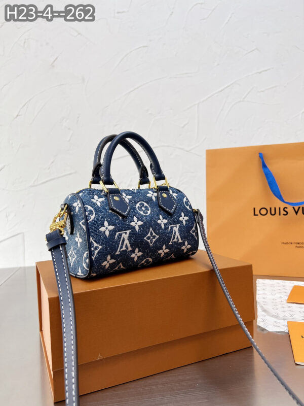 LOUIS VUITTON SPEEDY DENIM BAG CHARM 17CM M00546 - Image 2