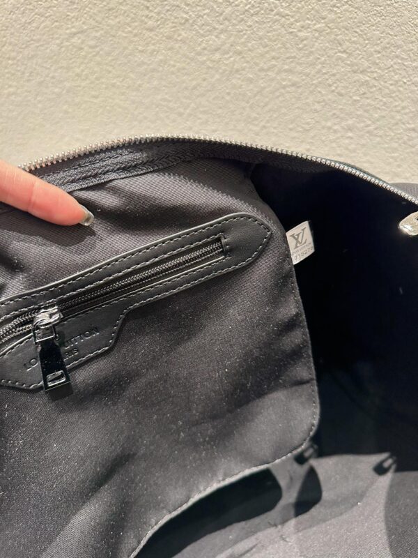 LOUIS VUITTON KEEPALL BANDOULIÈRE 50CM DARK BLUE WITH WHITE - Image 2