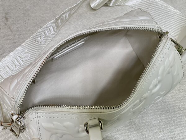 LOUIS VUITTON CITY KEEPALL BAG WHITE 20CM M21835 - Image 3