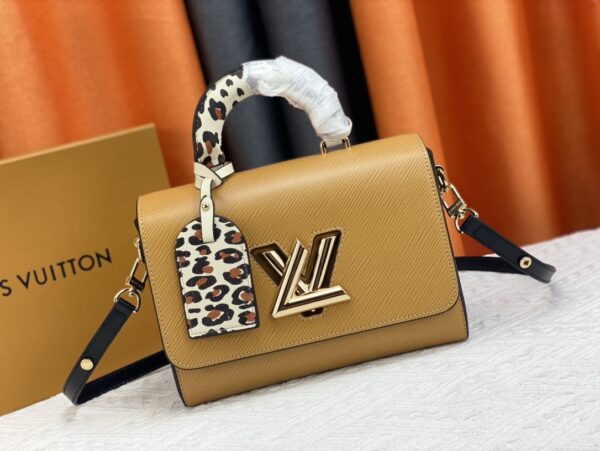 LOUIS VUITTON TWIST MM BROWN 23CM - Image 2