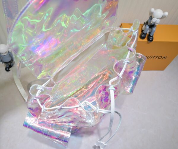 LOUIS VUITTON X VIRGIL ABLOH PVC PRISM CHRISTOPHER BACKPACK HONOGRAM 49CM M53286 - Image 3