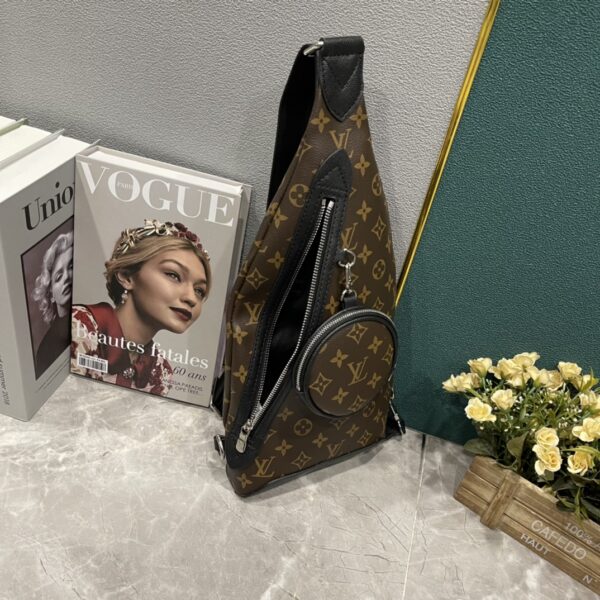 LOUIS VUITTON DUO SLING BAG BROWN 42CM M30936 - Image 3