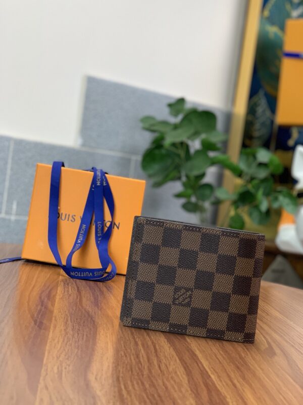 LOUIS VUITTON DAMIER BROWN COATED CANVAS 11CM N60053 - Image 3