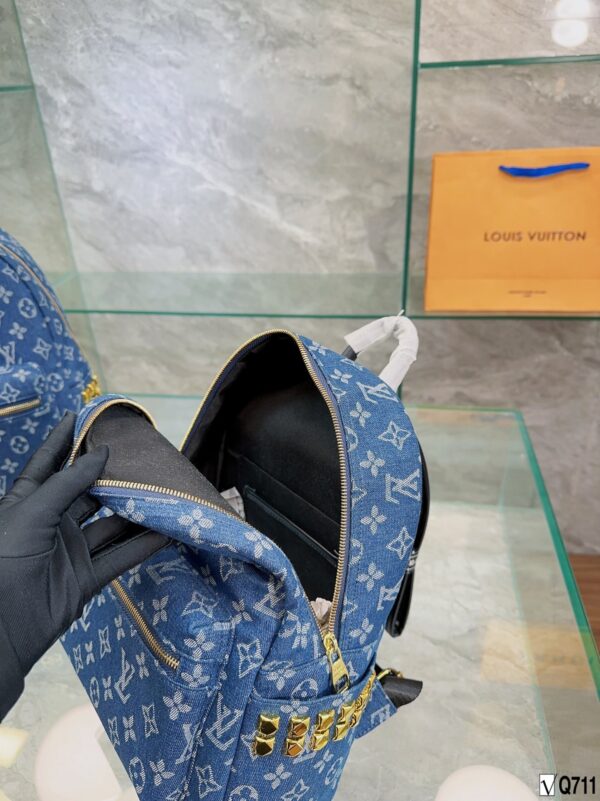 LOUIS VUITTON MONOGRAM DEMIN 38CM BACKPACK - Image 2