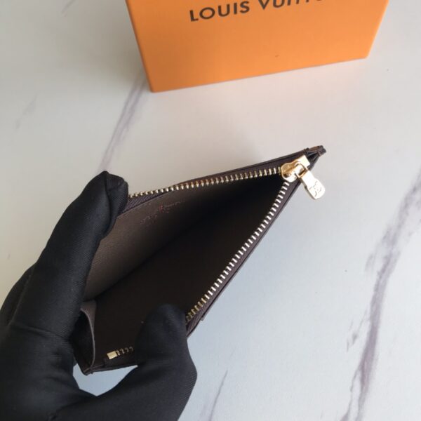 LOUIS VUITTON COIN CARD HOLDER BROWN 14.5CM N64038 - Image 4