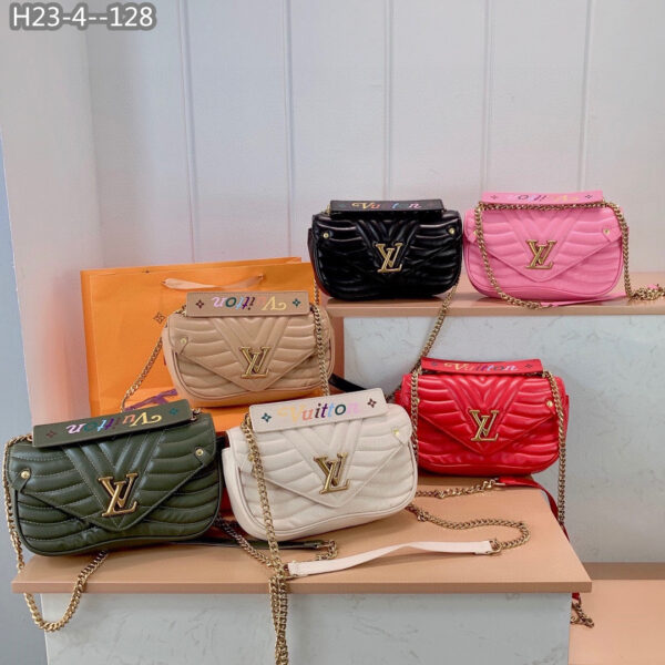 LOUIS VUITTON NEW WAVE CHAIN BAG WHITE 25CM M55206 - Image 3