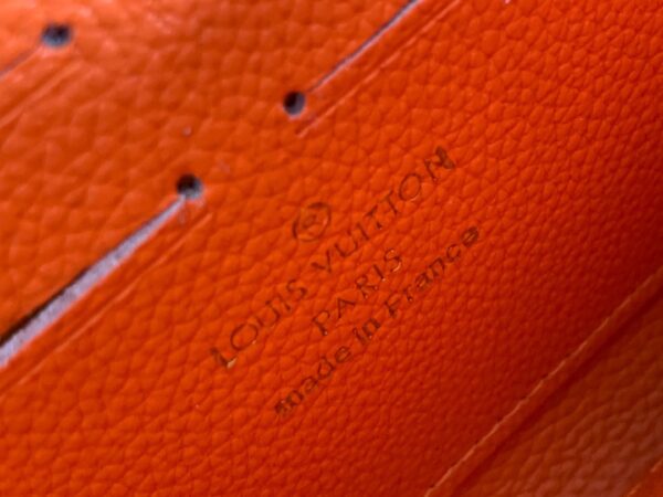 LOUIS VUITTON ZIPPY WALLET MONOGRAM ORANGE 19CM M61864 - Image 3